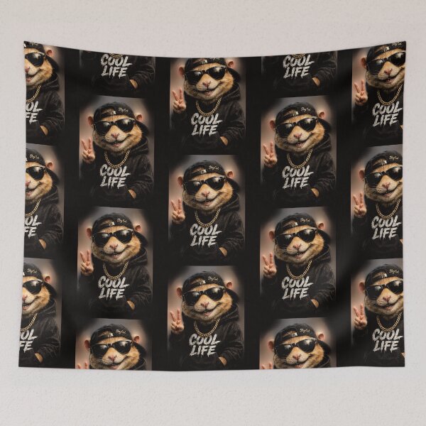 Item preview, Cool Hamster Wearing Sunglasses Gold Chain Rapper Meme designed and sold by Funnygiftsstudio .