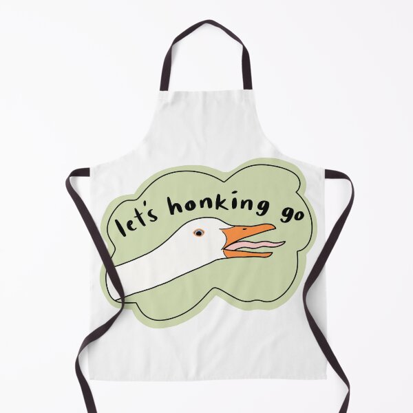 Item preview, Goose “Let’s honking go”, green w black text designed and sold by Shnuch.