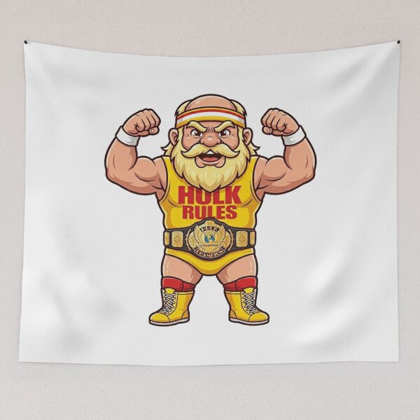 Item preview, Classic Hulkamania Hulk Hogan Gnome designed and sold by Bad-Decisions-Designs.