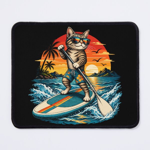 Item preview, Sunset Cat od the SUP designed and sold by Urbanksy.