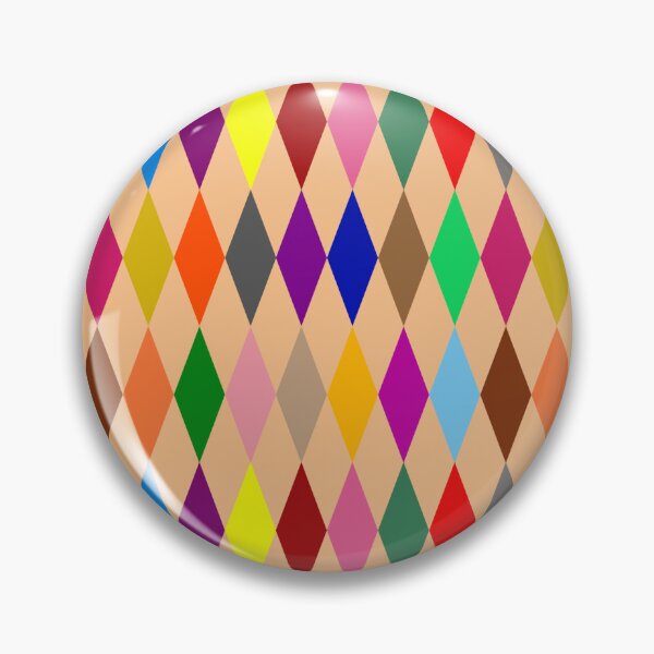 Item preview, Colorful Harlequin Diamonds Design Orange  designed and sold by PatternTitan.