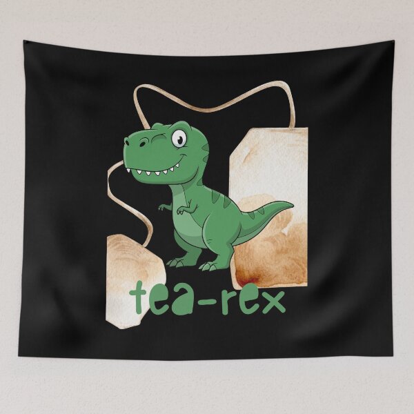 Item preview, Funny tea-rex illustration designed and sold by SvarunPogani.
