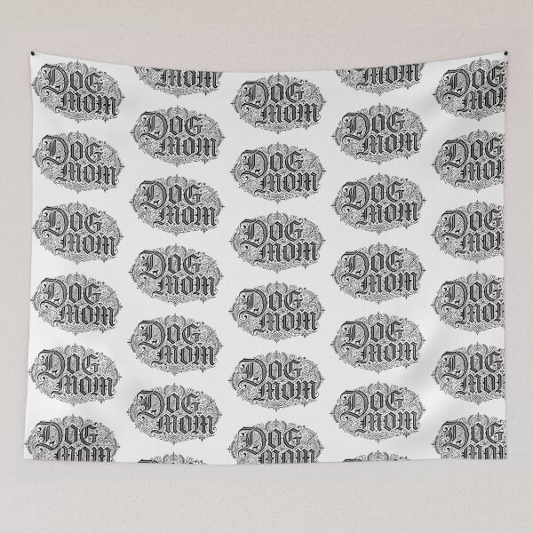 Item preview, Gothic Dog Mom Calligraphy designed and sold by BetweenForms.