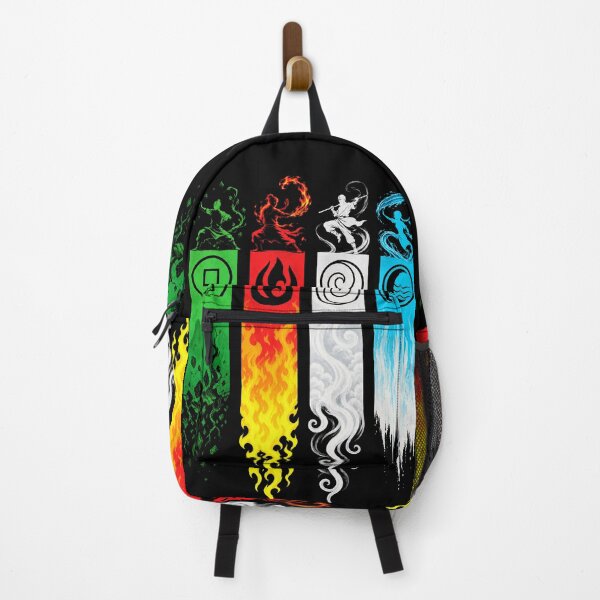 Item preview, Four Elements Master Banners Martial Arts Monk Art designed and sold by lamiarte.