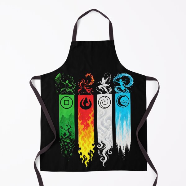 Item preview, Four Elements Master Banners Martial Arts Monk Art designed and sold by lamiarte.