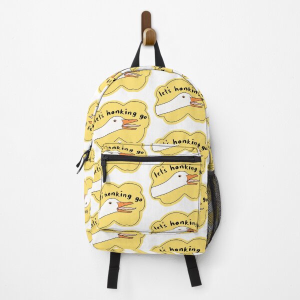 Item preview, Goose “Let’s honking go”, yellow w black text designed and sold by Shnuch.