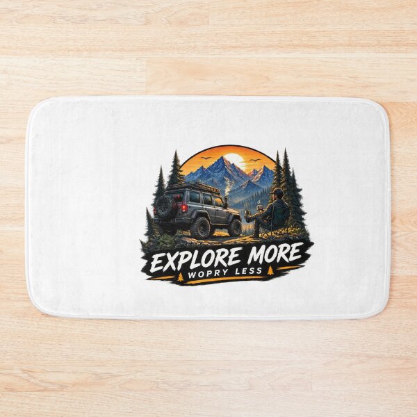 Item preview, Explore More, Worry Less – Outdoor Adventure Design designed and sold by Kazektshirt.