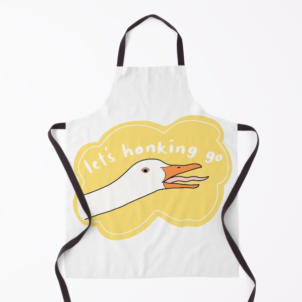 Item preview, Goose “Let’s honking go”, yellow w white text designed and sold by Shnuch.