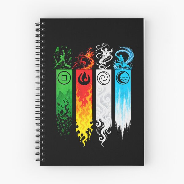 Item preview, Four Elements Master Banners Martial Arts Monk Art designed and sold by lamiarte.