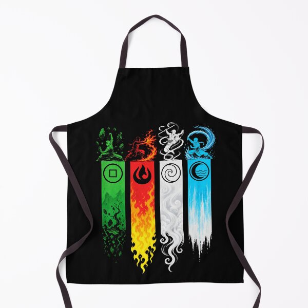 Item preview, Four Elements Master Banners Martial Arts Monk Art designed and sold by lamiarte.