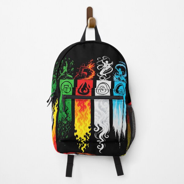 Item preview, Four Elements Master Banners Martial Arts Monk Art designed and sold by lamiarte.