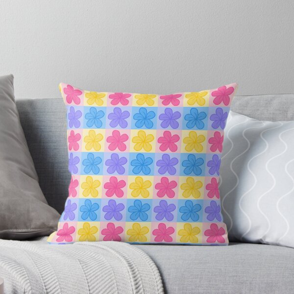 Item preview, Rainbow floral grid designed and sold by CreativelySJ.