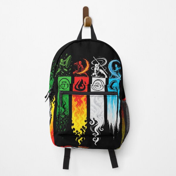 Item preview, Four Elements Master Banners Martial Arts Monk Art designed and sold by lamiarte.