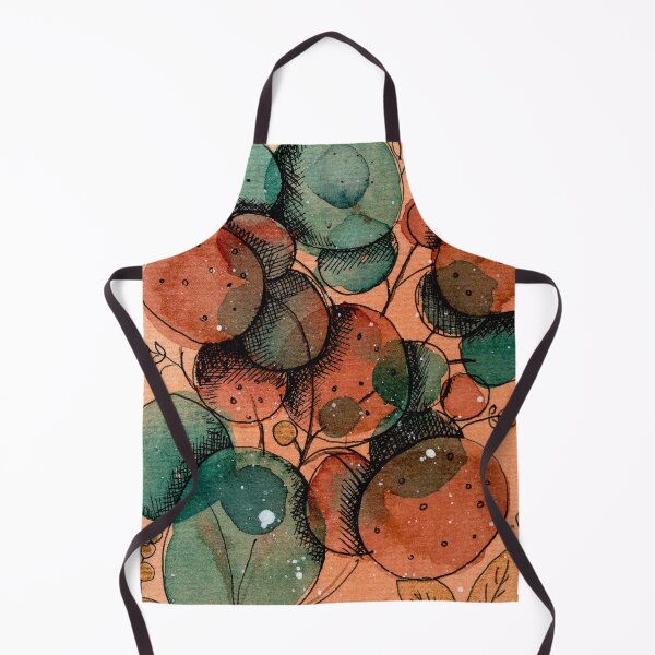 Item preview, Terracotta Botanical Abstract Watercolour Print | Gathered Forms designed and sold by ArithraStudio.