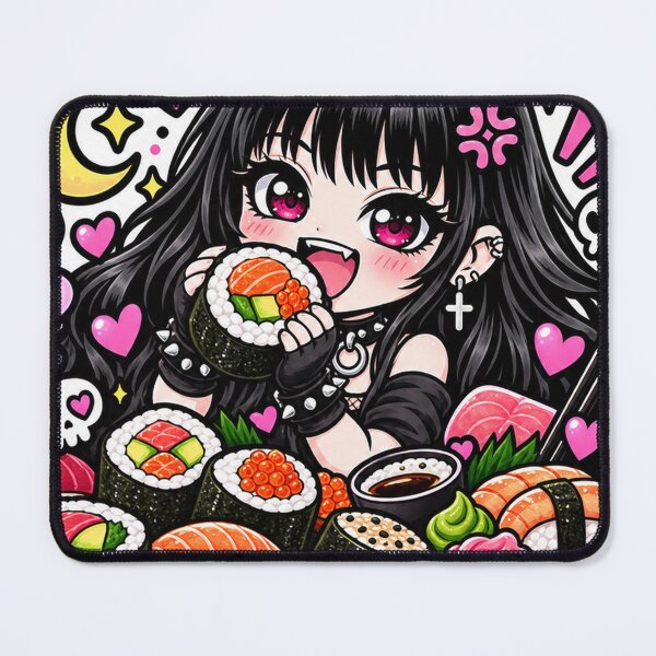 Item preview, Goth Food Gremlin Loves Sushi designed and sold by AnnekeJordaan.