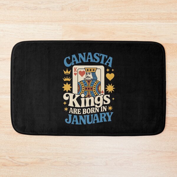 Item preview, CANASTA Kings ARE BORN IN January designed and sold by jkrphoto.