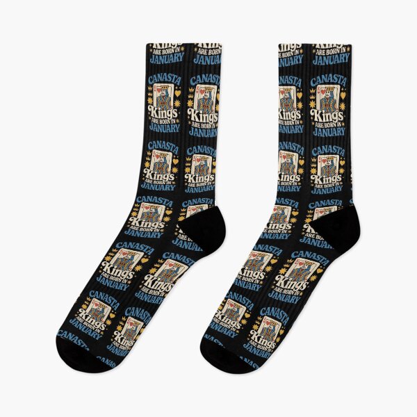 Item preview, CANASTA Kings ARE BORN IN January designed and sold by jkrphoto.