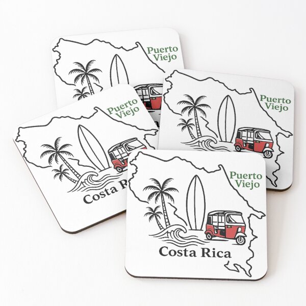 Item preview, Puerto Viejo Costa Rica Caribbean Surf, Palm Trees & Tuk Tuk designed and sold by OuterFuselage.