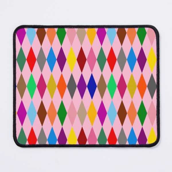 Item preview, Colorful Harlequin Diamonds Design Pink designed and sold by PatternTitan.