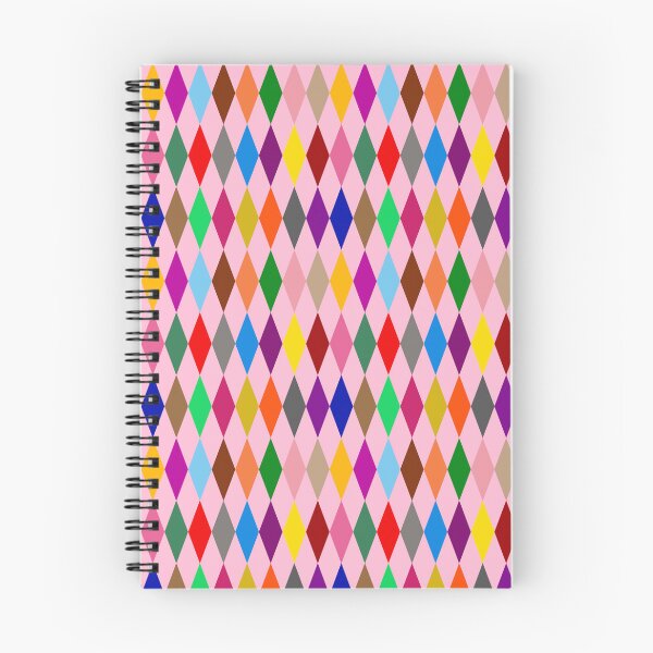 Item preview, Colorful Harlequin Diamonds Design Pink  designed and sold by PatternTitan.