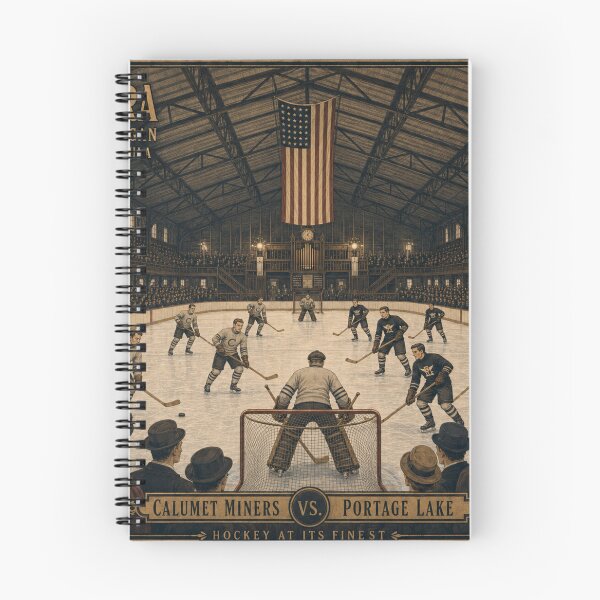 Item preview, The Palestra | Keweenaw Hockey 1904 designed and sold by FreshWaterWares.