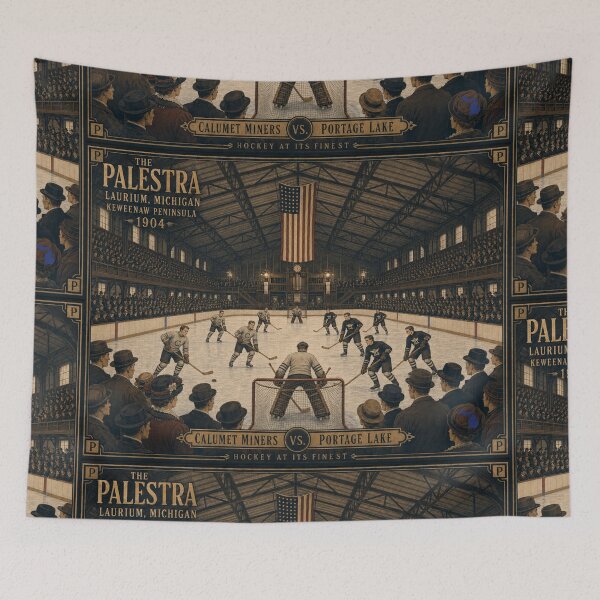 Item preview, The Palestra | Keweenaw Hockey 1904 designed and sold by FreshWaterWares.