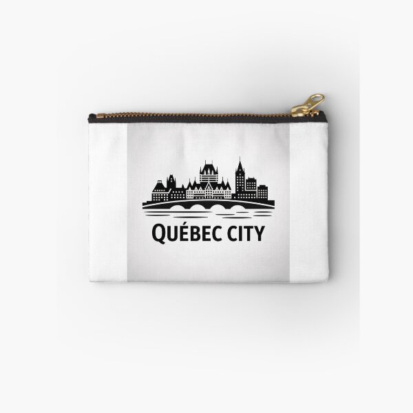 Item preview, Quebec City Skyline Silhouette - Minimalist Art for Travel Lover designed and sold by MoonSkyArt.