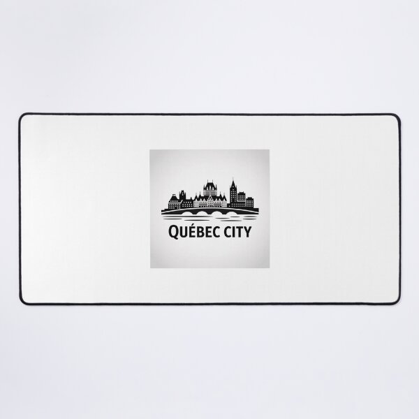 Item preview, Quebec City Skyline Silhouette - Minimalist Art for Travel Lover designed and sold by MoonSkyArt.