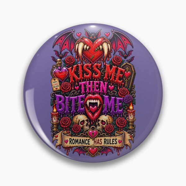 Item preview, DARK LOVE ❤️ - MONSTER ROMANCE COLLETION -  VAMPIRE LOVE - KISS ME, THEN BITE ME - ROMANCE HAS RULES - v3 designed and sold by WheelieGdArt.