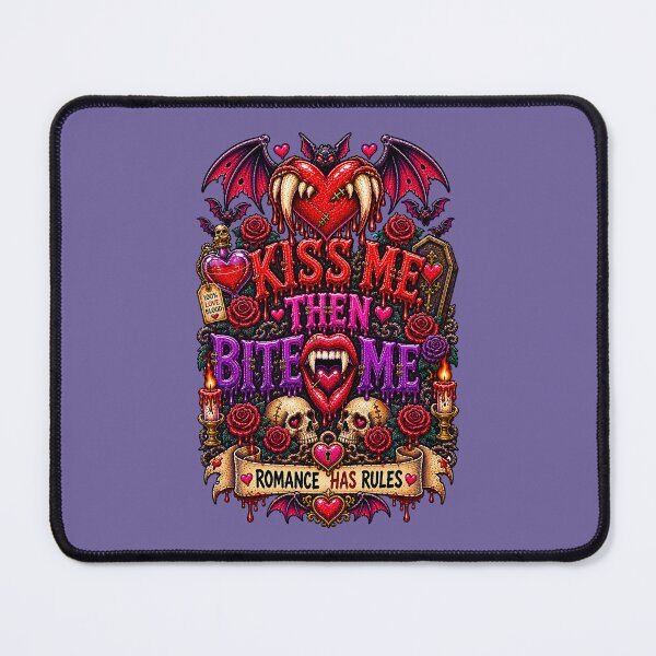 Item preview, DARK LOVE ❤️ - MONSTER ROMANCE COLLETION - VAMPIRE LOVE - KISS ME, THEN BITE ME - ROMANCE HAS RULES - v3 designed and sold by WheelieGdArt.