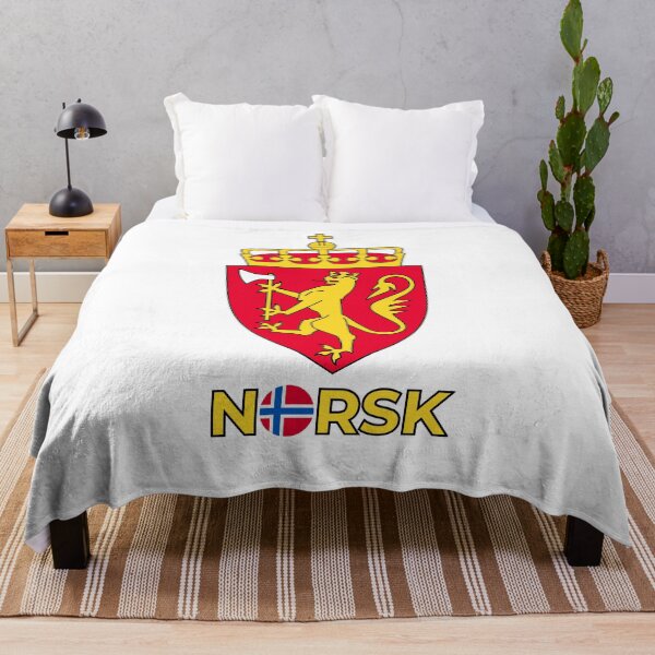 Item preview, Norwegian Royal Coat of Arms - Heraldry design - NORSK - Norwegian flag designed and sold by lachataigne.