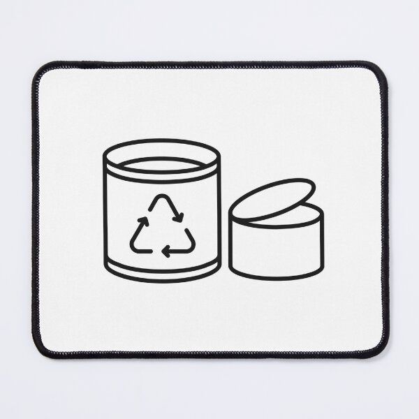 Item preview, Recyclable Cans Recycling Line Icon designed and sold by VectorForge Studio.