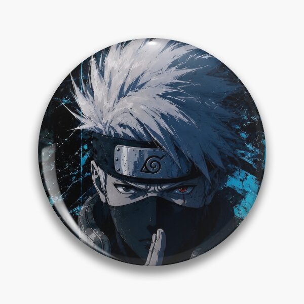 Item preview, Masked Silver-Haired Ninja – Blue Moon Shinobi Anime Art designed and sold by Dyan4.