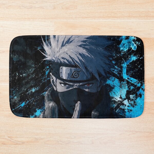 Item preview, Masked Silver-Haired Ninja – Blue Moon Shinobi Anime Art designed and sold by Dyan4.