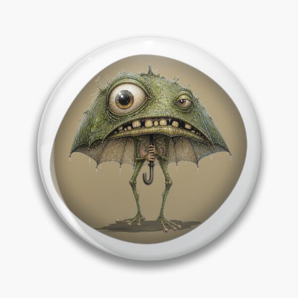 Item preview, Frog Umbrella Walker Weird Surreal Brainrot  Art designed and sold by Wilcox PhotoArt.