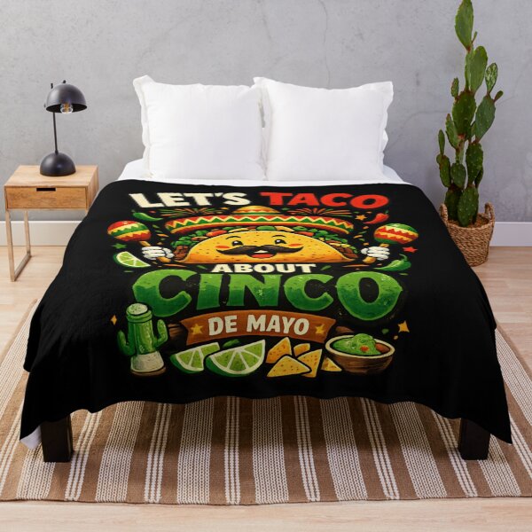 Aperçu de l'œuvre Mignon Taco Cinco de Mayo Fiesta - Cuisine mexicaine amusante créée et vendue par SidTastic .