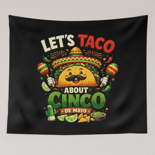 Item preview, Cute Taco Cinco de Mayo Fiesta - Funny Mexican Food  designed and sold by SidTastic .