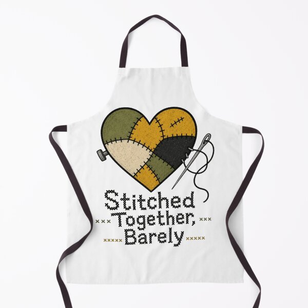 Item preview, Stitched Together Barely Shirt, Comfort Colors® Frankenstein Sewing Tee, Funny Halloween Crafter Seamstress Graphic designed and sold by TshirtsLabs.