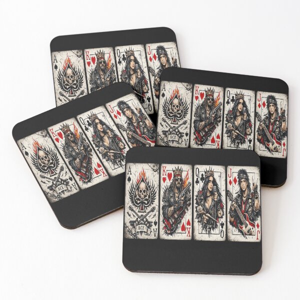 Item preview, Evil Joker Playing Card Jester Heavy Metal designed and sold by MariaPCMaria.