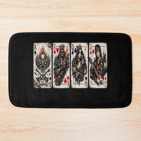Item preview, Evil Joker Playing Card Jester Heavy Metal designed and sold by Funnygiftsstudio .