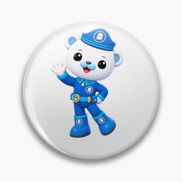 Item preview, Cute Octonauts Captain – Friendly Wave Pose ??‍❄️ designed and sold by Naresh-pinjani.
