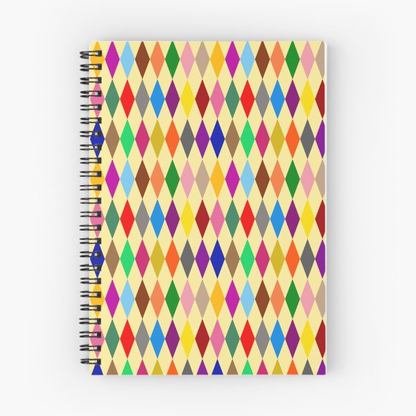 Item preview, Colorful Harlequin Diamonds Design Yellow  designed and sold by PatternTitan.