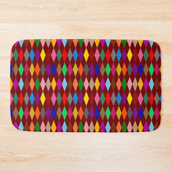 Item preview, Colorful Harlequin Diamonds Design Red  designed and sold by PatternTitan.