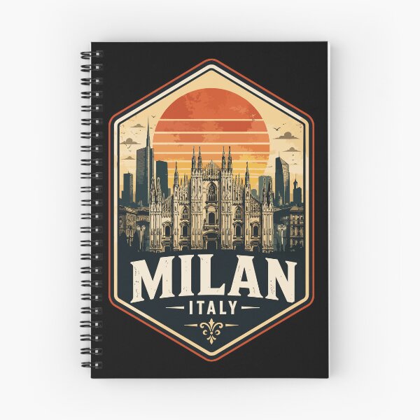 Item preview, Milan Italy Europe Retro designed and sold by TomFrontierArt.