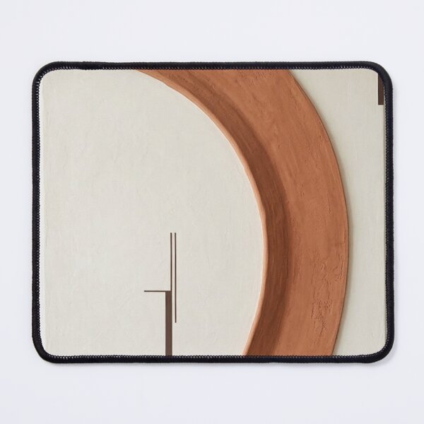 Item preview, Terracotta Curve – Sculptural Abstract Plaster Art designed and sold by Zaramodo.