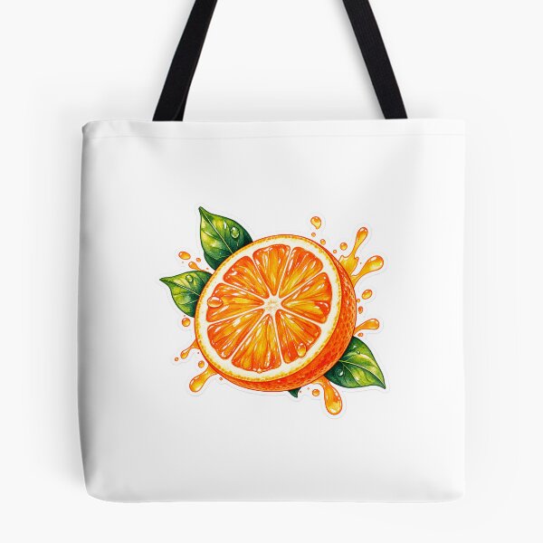 Item preview, Fresh Orange Citrus Slice Sticker designed and sold by InkPixell.