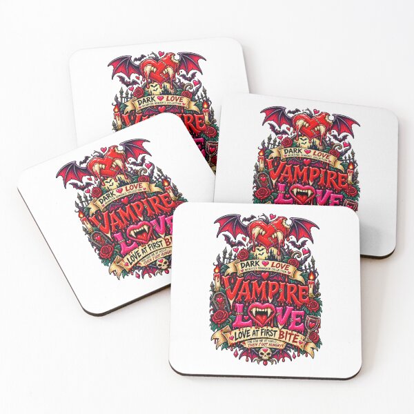 Item preview, DARK LOVE ❤️ - MONSTER ROMANCE COLLETION -  VAMPIRE LOVE - LOVE AT FIRST BITE - YOU HAD ME AT HELLO ... THEN I GOT HUNGRY designed and sold by WheelieGdArt.