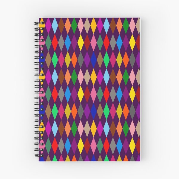 Item preview, Colorful Harlequin Diamonds Design Purple  designed and sold by PatternTitan.