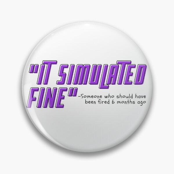 Item preview, Programmer: It Simulated Fine  designed and sold by Tuff-Tags.
