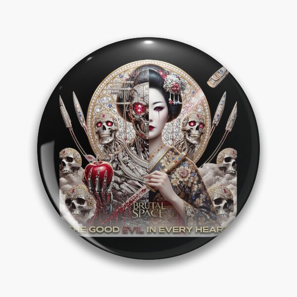 Item preview, Split Geisha Holding Dagger Apple designed and sold by Voodoo Store Paranormal Collections.